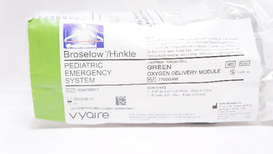 Vyaire 7700GAW Broselow/Hinkle PediatricOxygen Delivery Module Green (x)